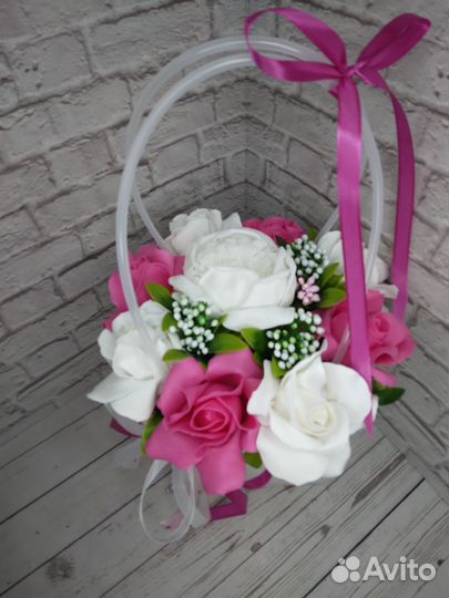 Букет из мыльных роз,цветы,подарки