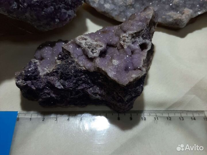 Аметисты,старинная коллекция,Кольский п-в