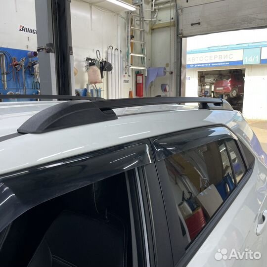 Рейлинги на крышу Hyundai Creta черные