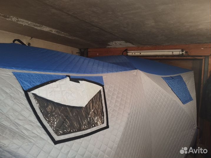 Зимняя палатка cube трехслойная бу