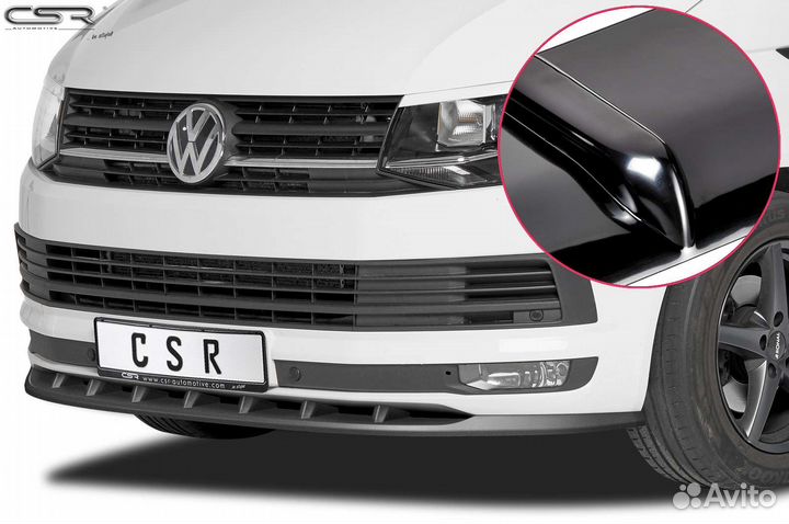 VW T6 15-19 Multivan Сплиттер глянцевый