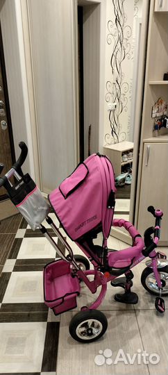 Детский велосипед с ручкой