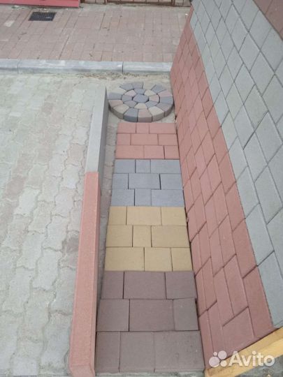 Тротуарной плитки от производителя укладко