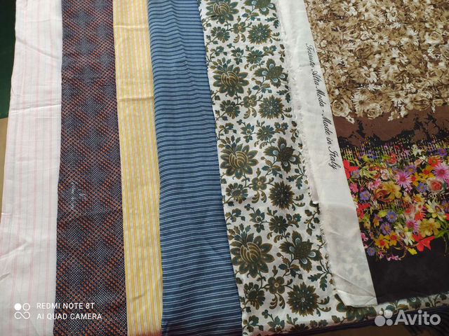 Отрезы ткани. Батисты, поплин