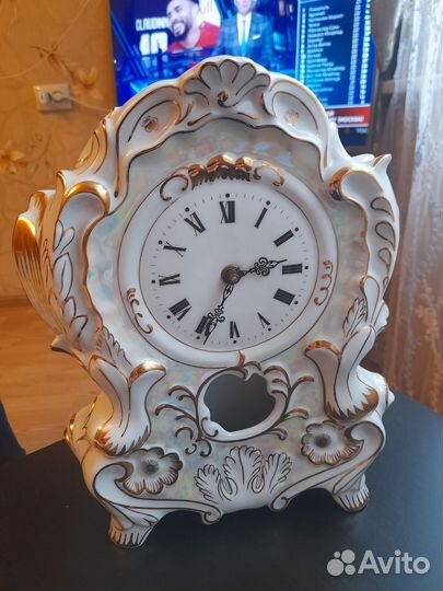 Фарфоровые часы Чехословакия