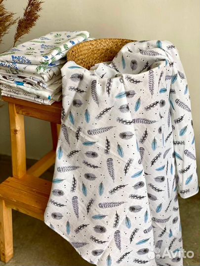 Новые пеленки муслиновые, фланелевые, трикотажные