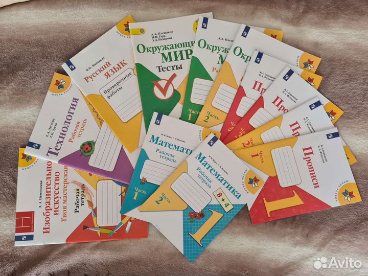 Рабочие тетради 1 класс