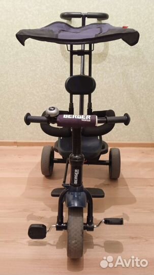 Велосипед трёхколёсный с родительской ручкой