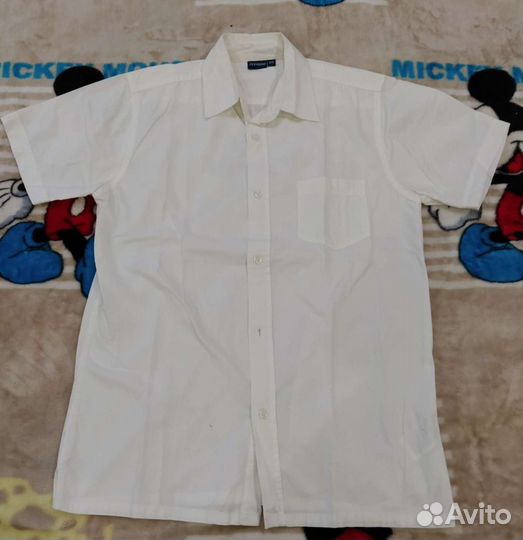 Школьные брюки р.48, рубашки р. 152-164