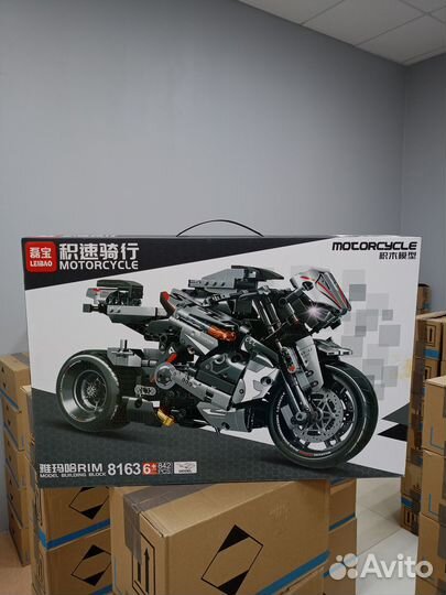 Конструктор Аналог Лего Мотоцикл