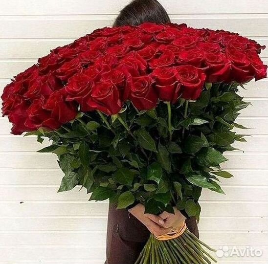 Длинные высокие розы 110 150 160 180 200 см