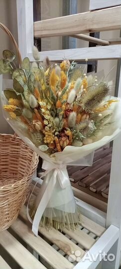 Букеты из сухоцветов