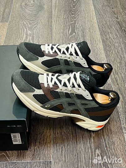 Кроссовки asics gel nyc graphite grey летние