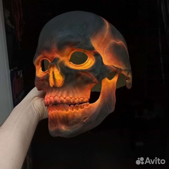 Череп призрачного гонщика/шлем