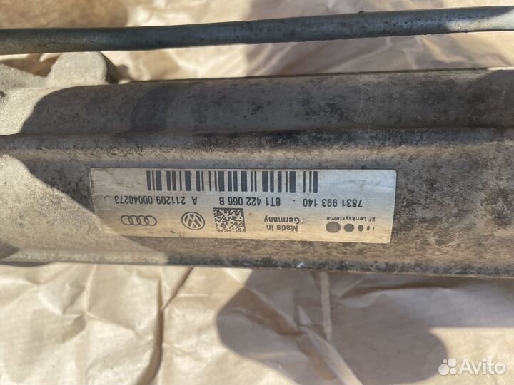 Рулевая рейка audi 8T1422066B