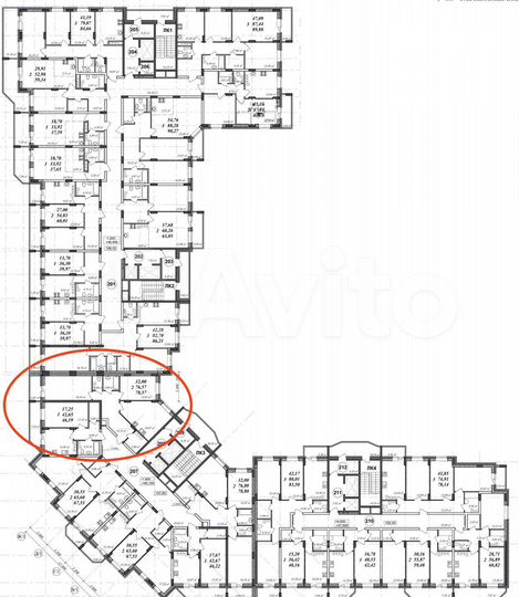 2-к. квартира, 78,6 м², 12/17 эт.