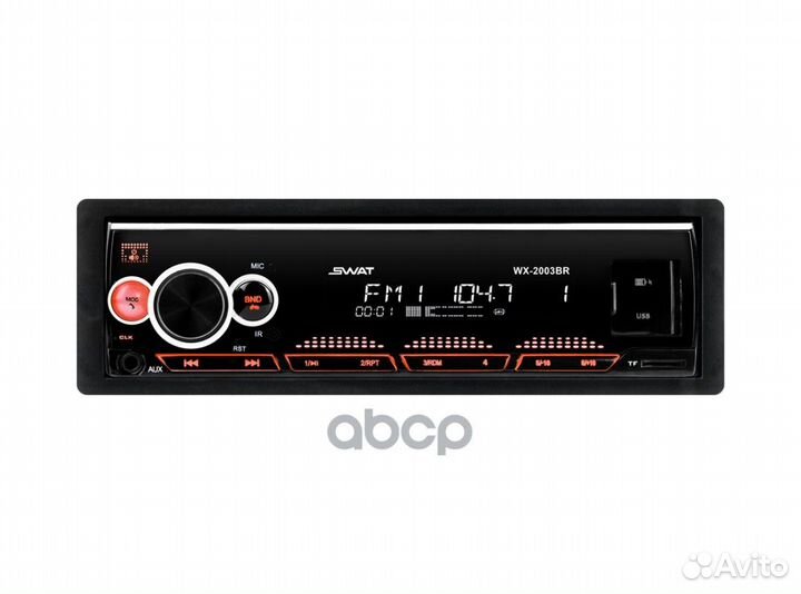 Автомагнитола swat WX-2003BR, 1 din медиа ресив