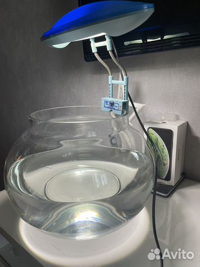 Аквариум круглый с подсветкой 11-12 литров