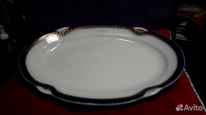 Блюдо фарфор Кузнецов, Романовой Ольги Ал