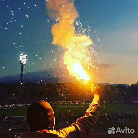 Фаер (факел огневой. MF0260) желтого горения