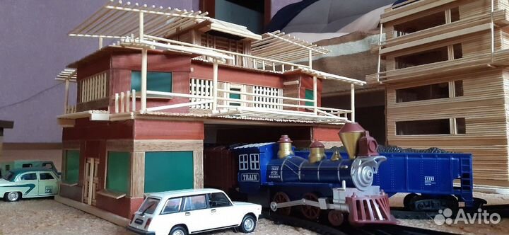 Модель ж/д вокзала