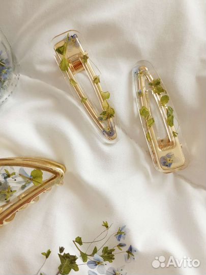 Крабики, заколки(клик-клак) из эпоксидной смолы