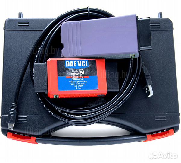 Автосканер DAF VCI для davie XDc II + полный софт