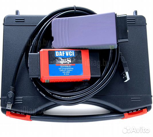 Автосканер DAF VCI для davie XDc II + полный софт