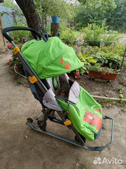 Коляска санки