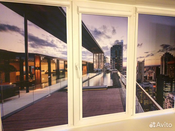 Рулонные шторы с фотопечатью