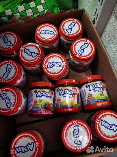 Фруктовое пюре агуша