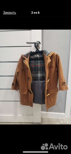 Пальто детское 110