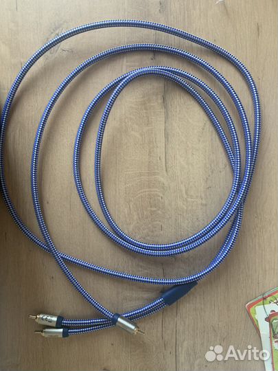 Межблочный сабуферный кабель-тюльпан