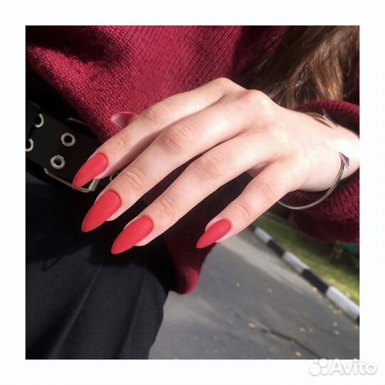 Аппаратный маникюр наращивание гель-лак