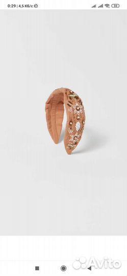 Новый ободок Zara kids