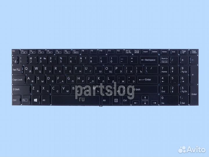 Клавиатура для Sony Fit15 SVF15A SVF15E SVF15 Чёрн