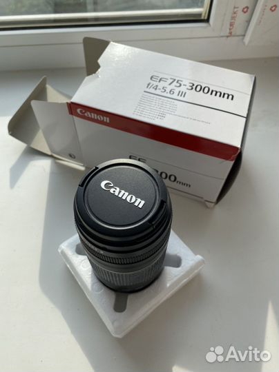Объектив Canon EF 75-300mm f/4-5.6 III