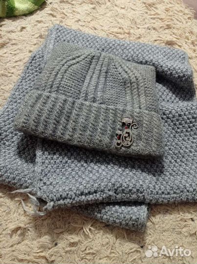Набор шапка шарф женский