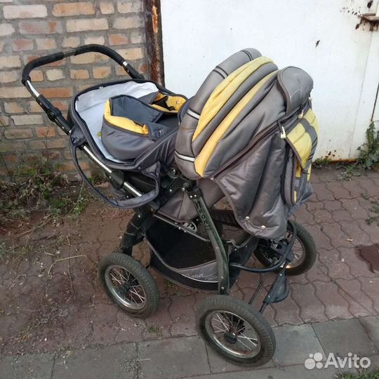 Коляска 3 в 1 бу