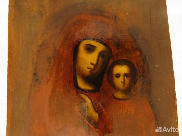 Икона Казанская Богородица. Письмо, масло