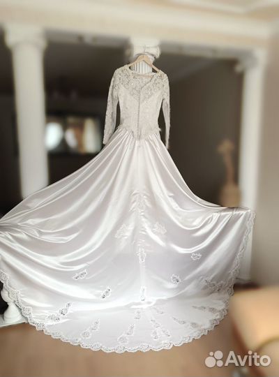 Свадебное платье Франция винтаж