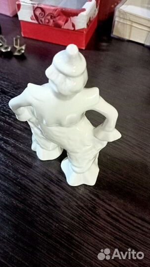 Фарфоровая статуэтка Клоун СССР