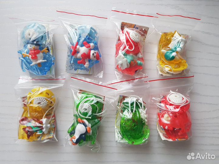 Серии игрушек киндер