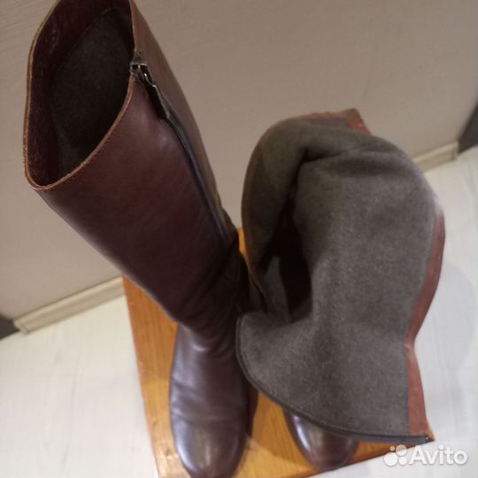 Сапоги женские натуральная кожа