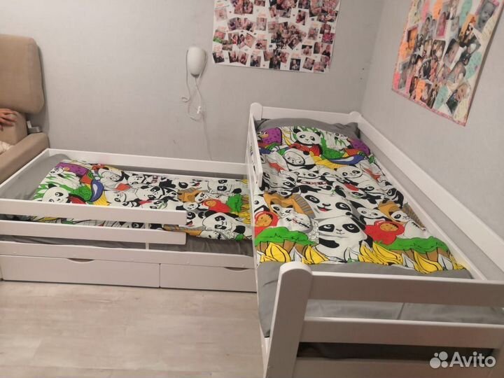 Кровать выдвижная двухъярусная модель 25