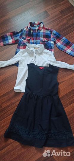 Вещи пакетом на девочку 122 128