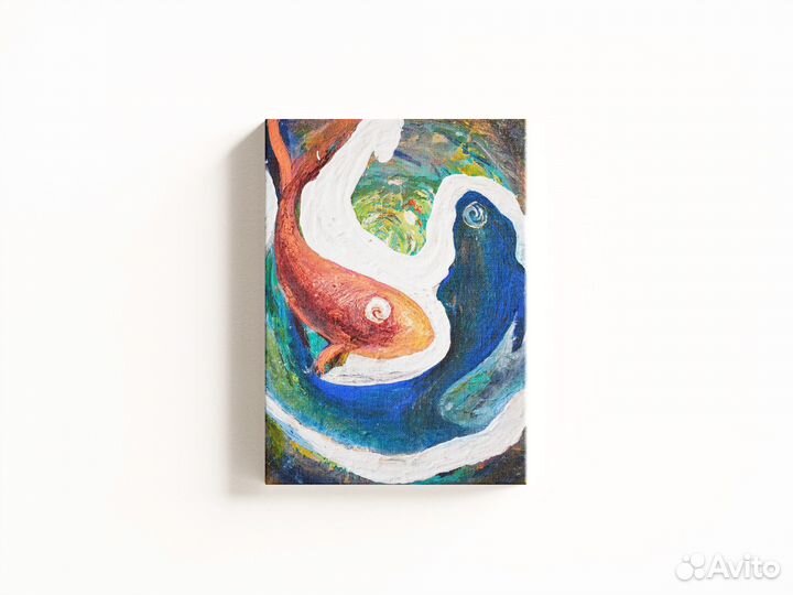 Картина акрилом на холсте