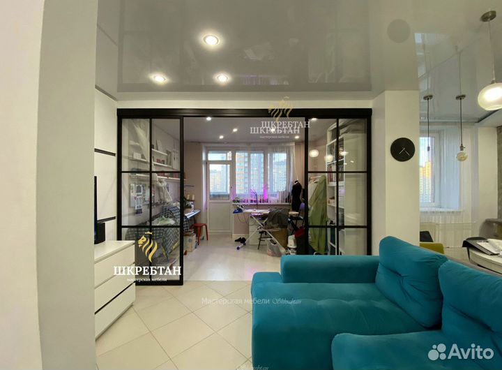 Дизайнерские раздвижные перегородки на заказ