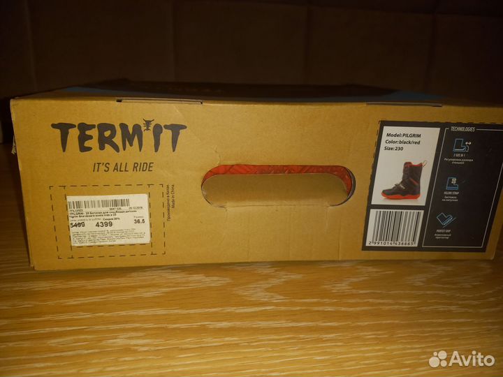 Ботинки для сноуборда детские termit