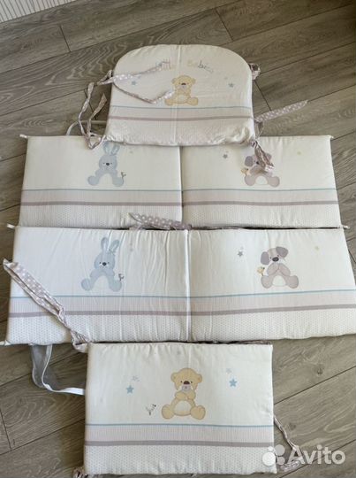 Комплект бортиков для детской кроватки Perina